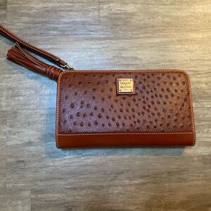 Dooney & Bourke Brown Leather Wallet/Wristlet